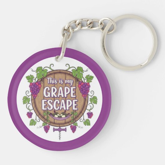 Wine Time キーホルダー (裏面)