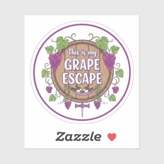 Wine Time シール (シート)