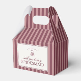 Wine Vineyard Club Bridesmaid Proposal Box フェイバーボックス
