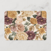 Wine Vineyard Club Old Money Books For Baby Shower エンクロージャーカード (裏面)