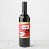 Wine & Whine: Custom Labels for Your Drama-Filled  ワインラベル (正面)