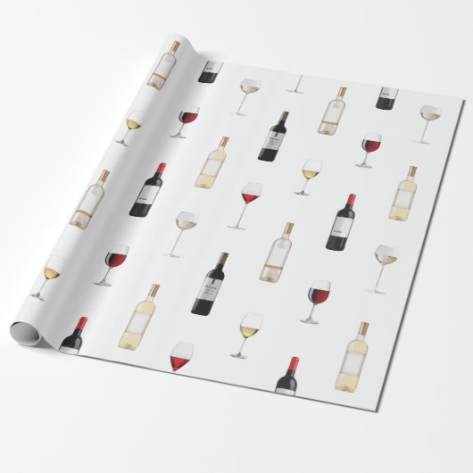 Wine Wrapping Paper ラッピングペーパー (アンロールド)
