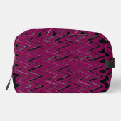 Wine Zigzag Abstract Design ドップキット (裏面)