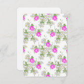 Winecups and Asters - Peak Summer - Thank You Card サンキューカード (正面/裏面)