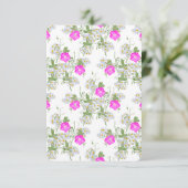 Winecups and Asters - Peak Summer - Thank You Card サンキューカード (スタンド正面)