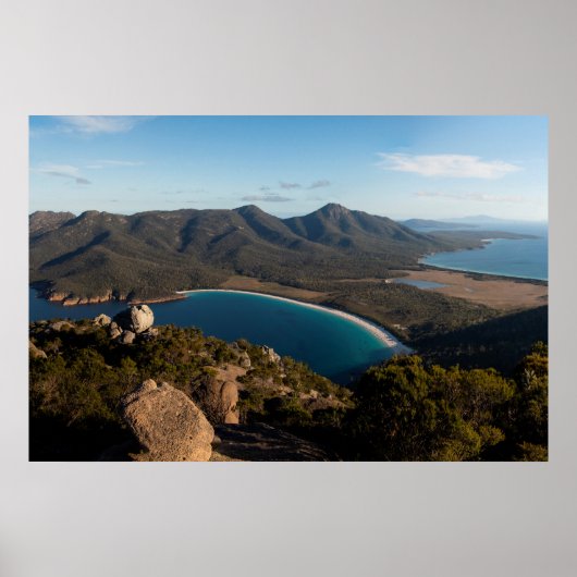 Wineglass Bay、Tasmania、オーストラリア ポスター (正面)