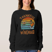 Winemaker Job  Thanksgiving スウェットシャツ (正面)