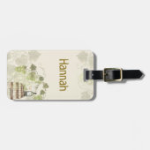 Winery Theme - Vineyard-Inspired  Luggage Tag ラゲッジタグ (正面横)