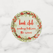 WInes花読柄の間のブッククラブ コンフェッティ (スモール正面)