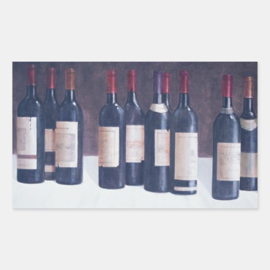 Winescape赤2003 2 長方形シール (正面)