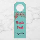 #WineTagsforBottles #WineBottleGiftTags ボトルネックタグ (正面)