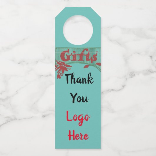 #WineTagsforBottles #WineBottleGiftTags ボトルネックタグ (裏面)