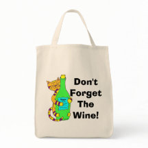 Wineycatは"忘れませんワインを!" 買い物袋