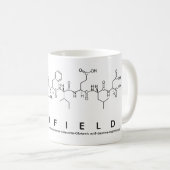 Winfieldペプチド名mug コーヒーマグカップ (正面右)