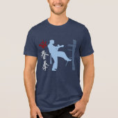 Wing Chun Kung Fu Tri-Blend Shirt トライブレンドＴシャツ (正面)