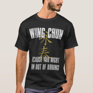 Wing Chun, no arrows Tシャツ