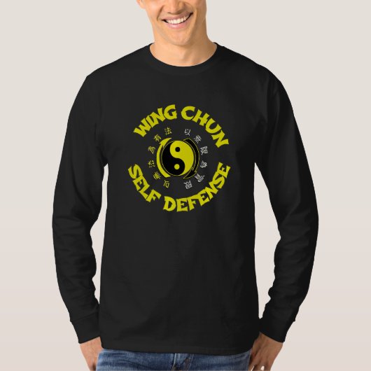 WING CHUN SELF DEFENSE   Tシャツ (正面)
