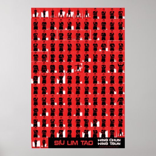 Wing Chun Siu Lim Tao Red ポスター (正面)