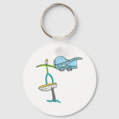 Wing Foiling Stickman キーホルダー (裏面)
