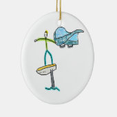 Wing Foiling Stickman セラミックオーナメント (右)