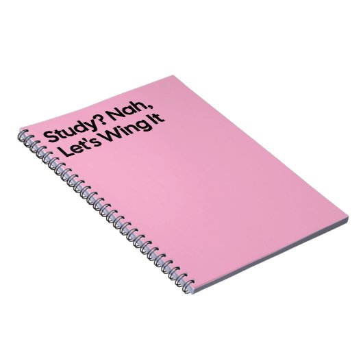 Wing It Funny Study Notebook ノートブック (右側)
