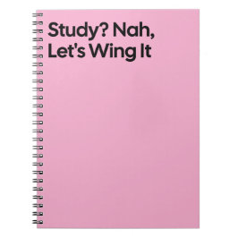 Wing It Funny Study Notebook ノートブック