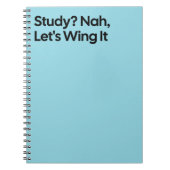 Wing It Funny Study Notebook ノートブック (正面)