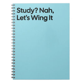 Wing It Funny Study Notebook ノートブック