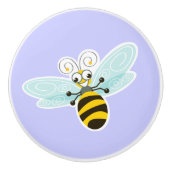 Wing-Nutz™_のまわりに(Buzz)_sweet & おもしろいデコール セラミックノブ (正面)