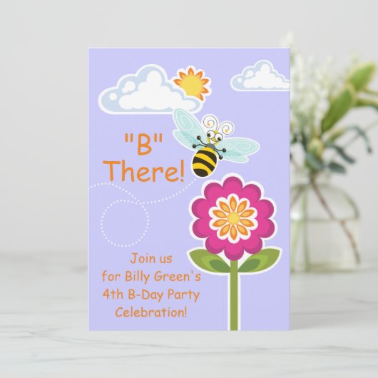 Wing-Nutz™_のまわりに_purple_B There! 招待状 (スタンド正面)