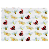 Wing-Nutz™_Fluttering Buddies_pattern_パーティーサイズ ラージペーパーバッグ (裏面)