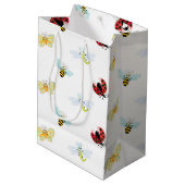 Wing-Nutz™_Fluttering Buddies_pattern ミディアムペーパーバッグ (裏面アングル)