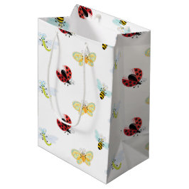 Wing-Nutz™_Fluttering Buddies_pattern ミディアムペーパーバッグ