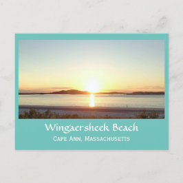 Wingaersheek Beach Sunset ポストカード