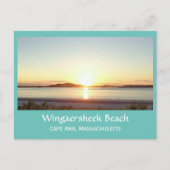 Wingaersheek Beach Sunset ポストカード (正面)