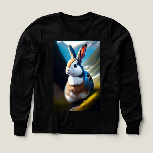 Winged Bunny Trailblazer: Boys’ Tri-Blend Adventur (デザイン正面)