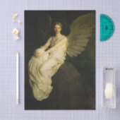Winged Figure on a Rock by Abbott Thayer 薄葉紙 (クラフト)