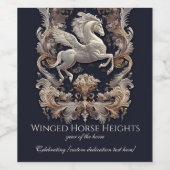 Winged Horse, Rococo, ワインラベル (シングルラベル)
