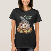 Winged Lizard on White Pumpkin Tシャツ (正面)