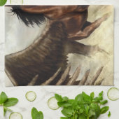 Winged Pegasus   キッチンタオル (折り畳み)