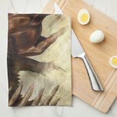 Winged Pegasus   キッチンタオル (四つ折り)