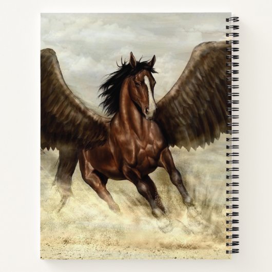 Winged Pegasus  ノートブック (裏面)