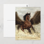 Winged Pegasus   ポストカード (正面/裏面)