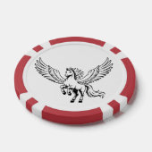 winged pegasus horse poker chip emblem  ポーカーチップ (シングル)