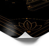 Winged Scarab Guardian Temple Poster ポスター (コーナー)