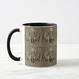 Winged Scarab tile Pattern Mug マグカップ