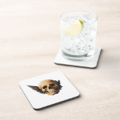 Winged Skull Symbolizing Mortality and Freedom コースター (右側)