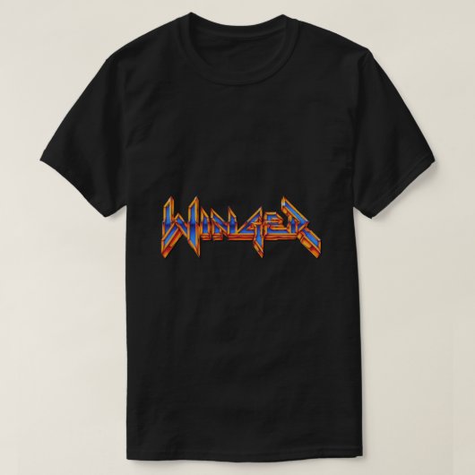 WingerバンドロゴクラシックヴィンテージTシャツ Tシャツ (デザイン正面)