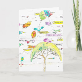 「Winging」誕生日カード カード