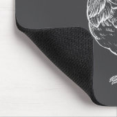 Winging It Funny Chicken Wings Lovers Quote  マウスパッド (コーナー)